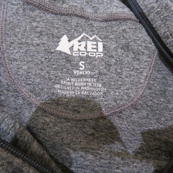 REI COOP Lightweight Base Layer Half-Zip Top in Gray Outdoor Gorpcore - Size S - Picture 14 of 14
